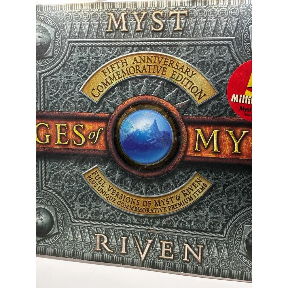 Ages of Myst, Myst and Riven Fifth Anniversary Big Box Set PC/Mac - Complete!